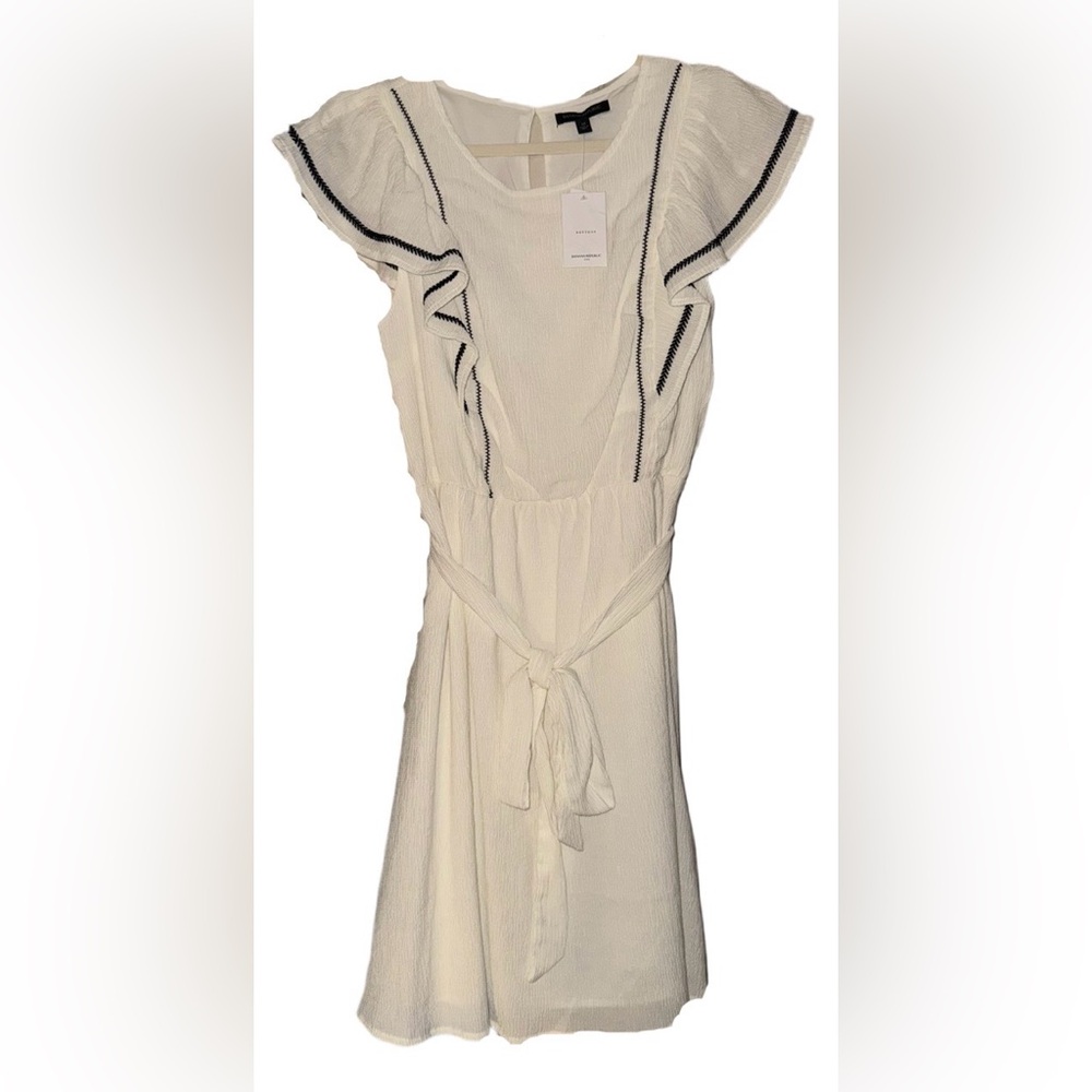 Banana Republic White Textured Dress